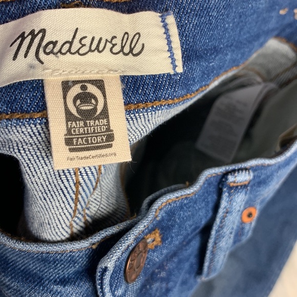 NWT Madewell High Waist Stovepipe Jeans - Picture 4 of 6
